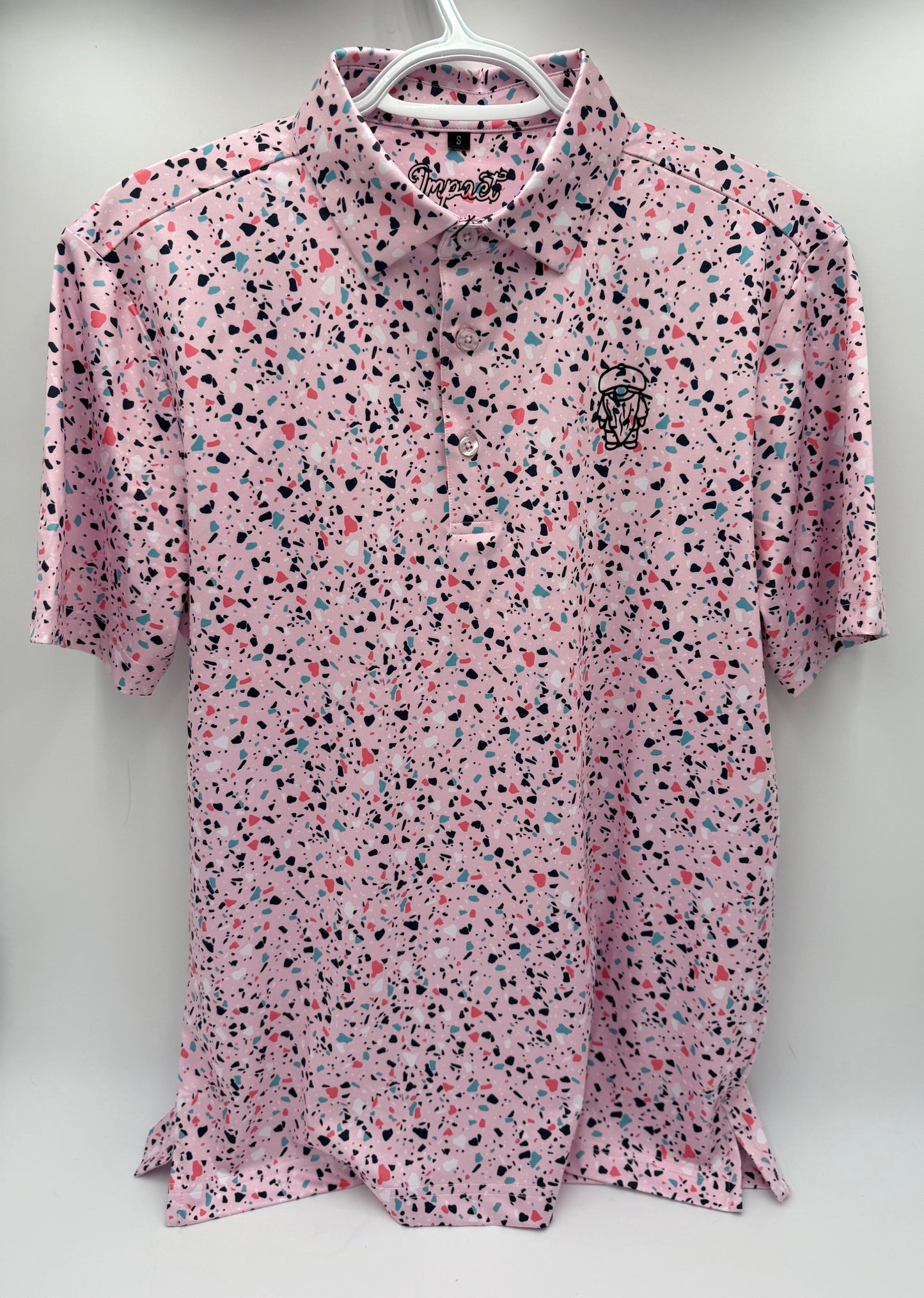 IMPACT GOLF - PINK CHAOS POLO