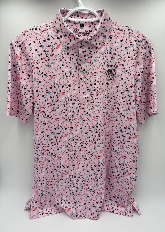 IMPACT GOLF - PINK CHAOS POLO