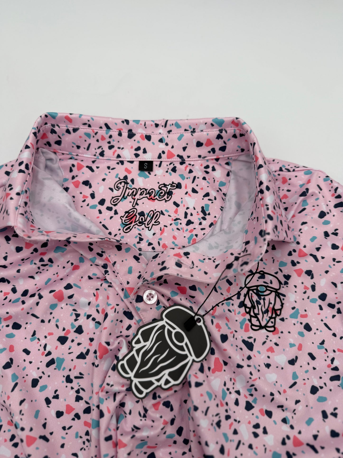 IMPACT GOLF - PINK CHAOS POLO