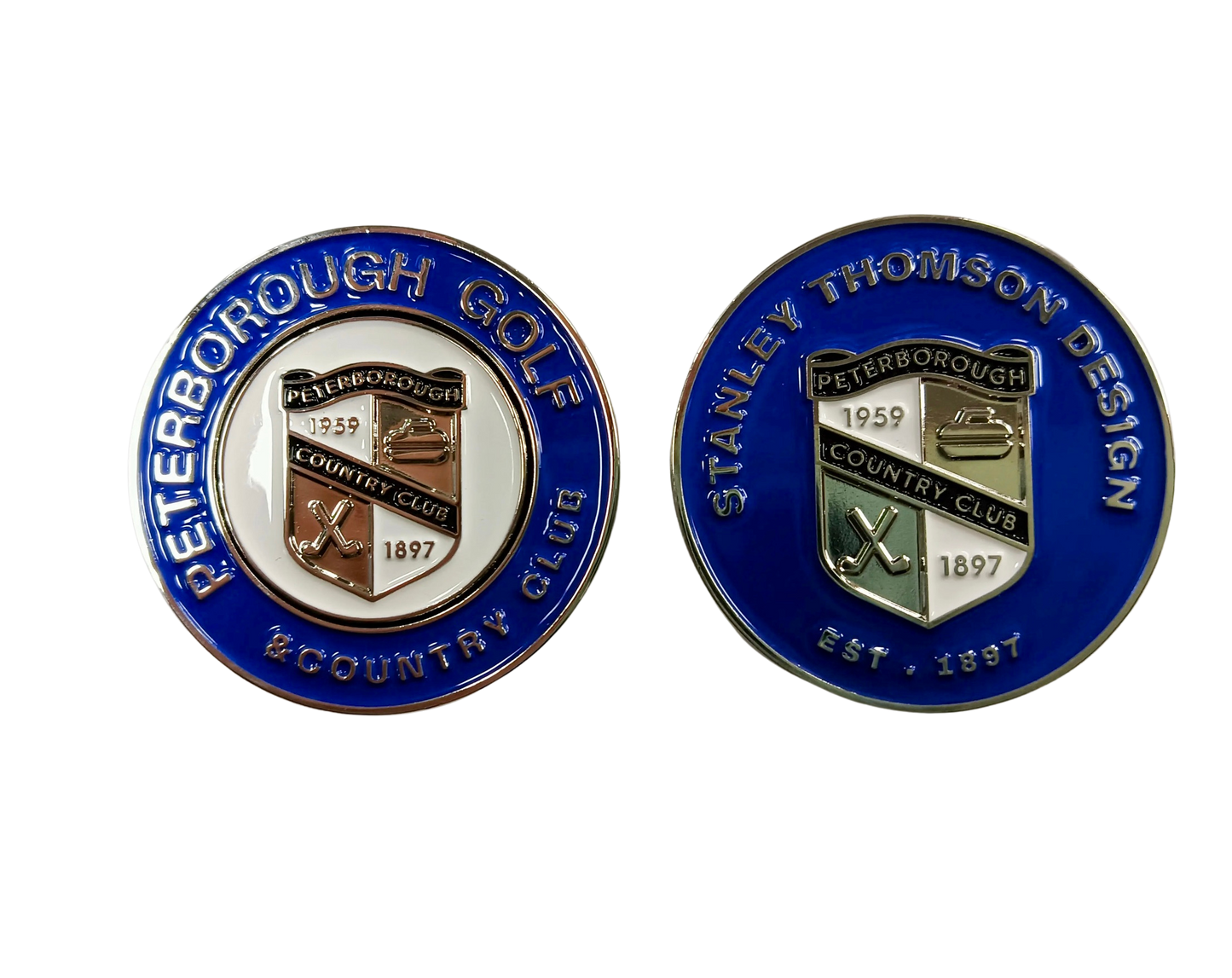 CUSTOM METAL BALL MARKERS